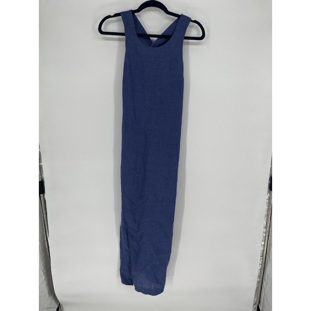 J.Mclaughlin‎ Ailene Linen  Blue Dress Women's Size 0